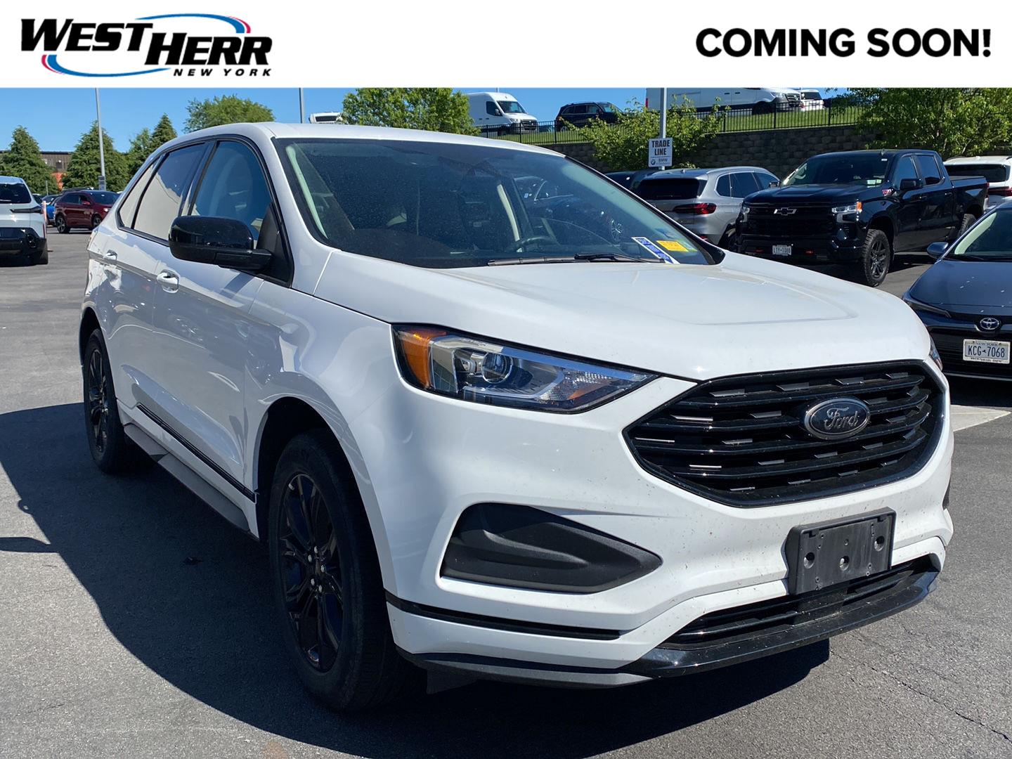 Oxford White 2023 Ford Edge SE AWD SUV / Crossover All-Wheel Drive 8-Speed Automatic