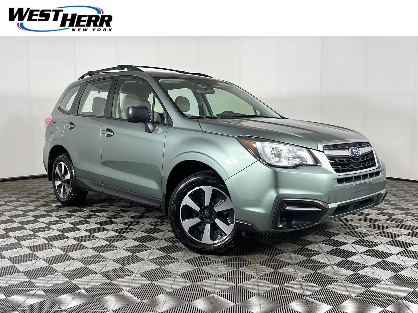 Jasmine Green Metallic 2017 Subaru Forester SUV / Crossover All-Wheel Drive Continuously Variable Transmission