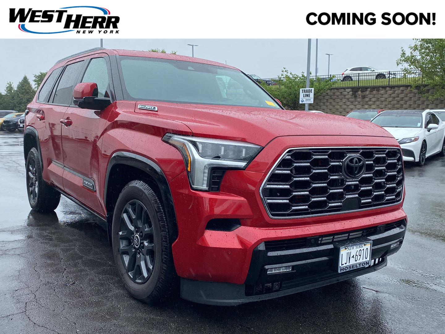 Supersonic Red 2024 Toyota Sequoia SUV / Crossover Four-Wheel Drive Automatic