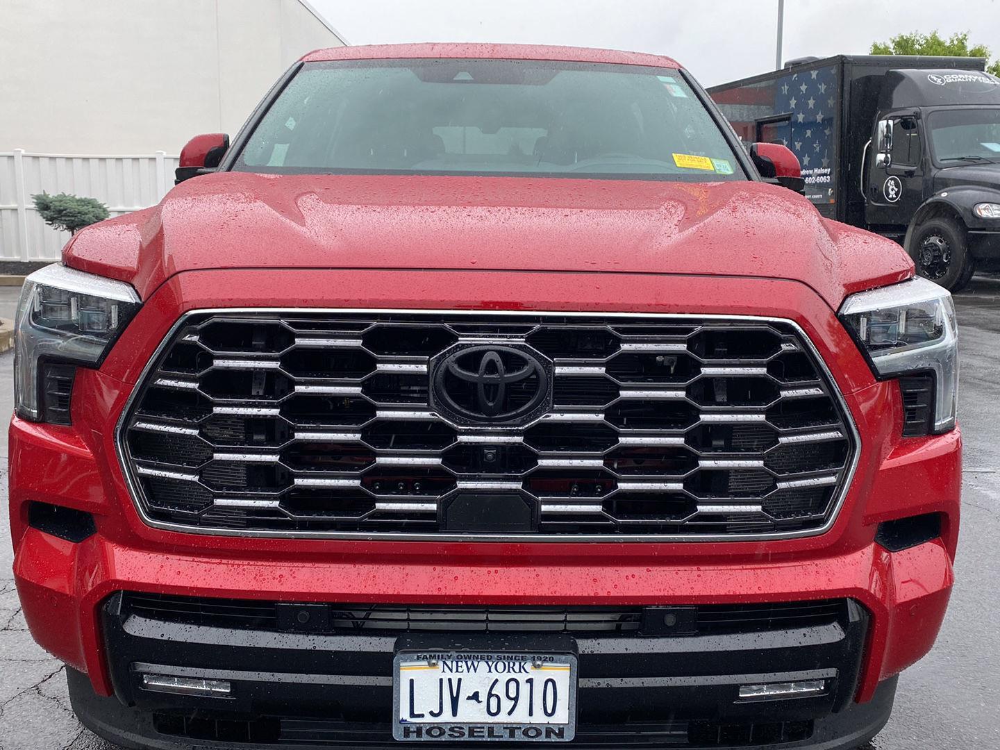 Used 2024 Supersonic Red Toyota Platinum image 5