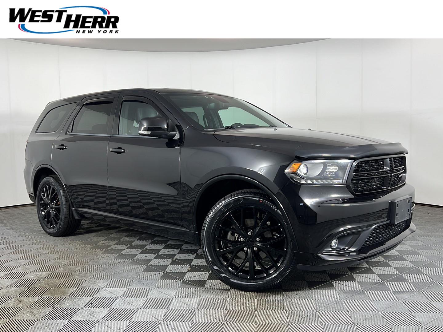 Brilliant Black Crystal Pearlcoat 2015 Dodge Durango SUV / Crossover All-Wheel Drive 8-Speed Automatic