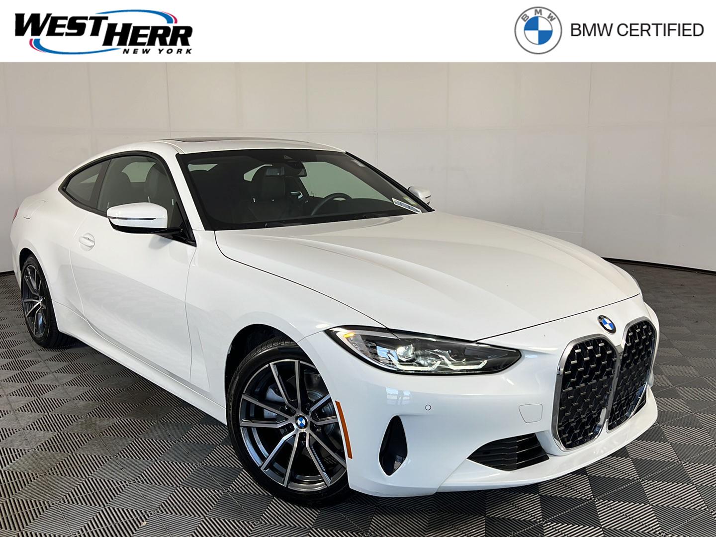 Alpine White 2023 BMW 4 Series Coupe All-Wheel Drive Automatic