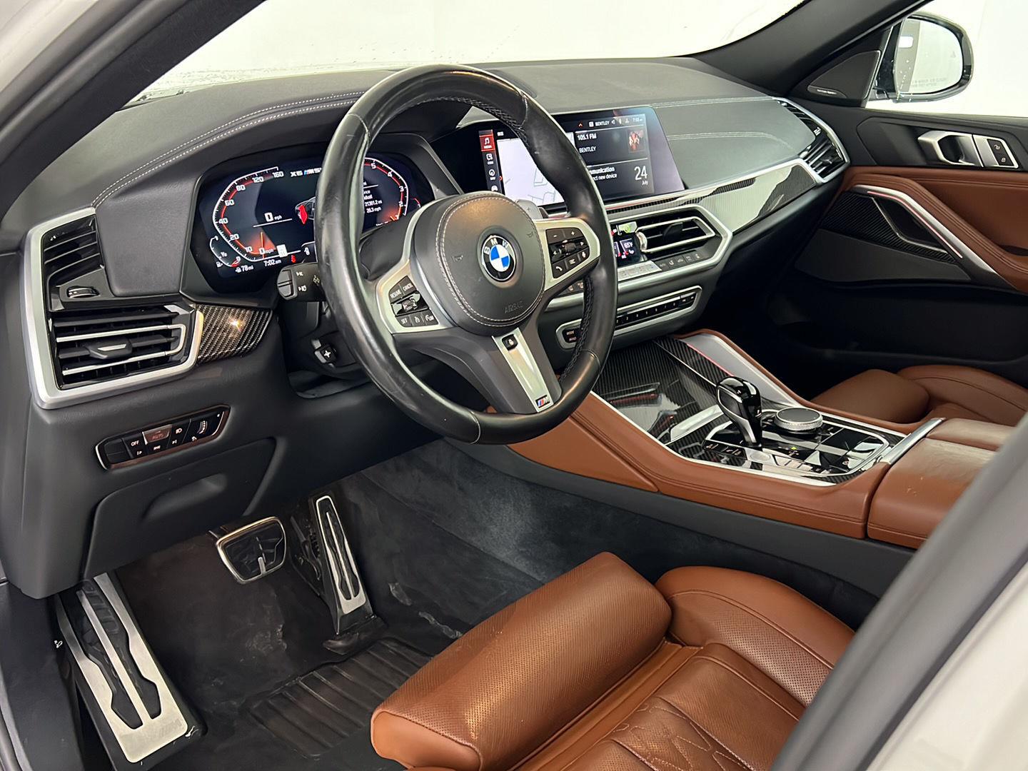 Certified Used 2023 Mineral White Metallic BMW M50i image 2