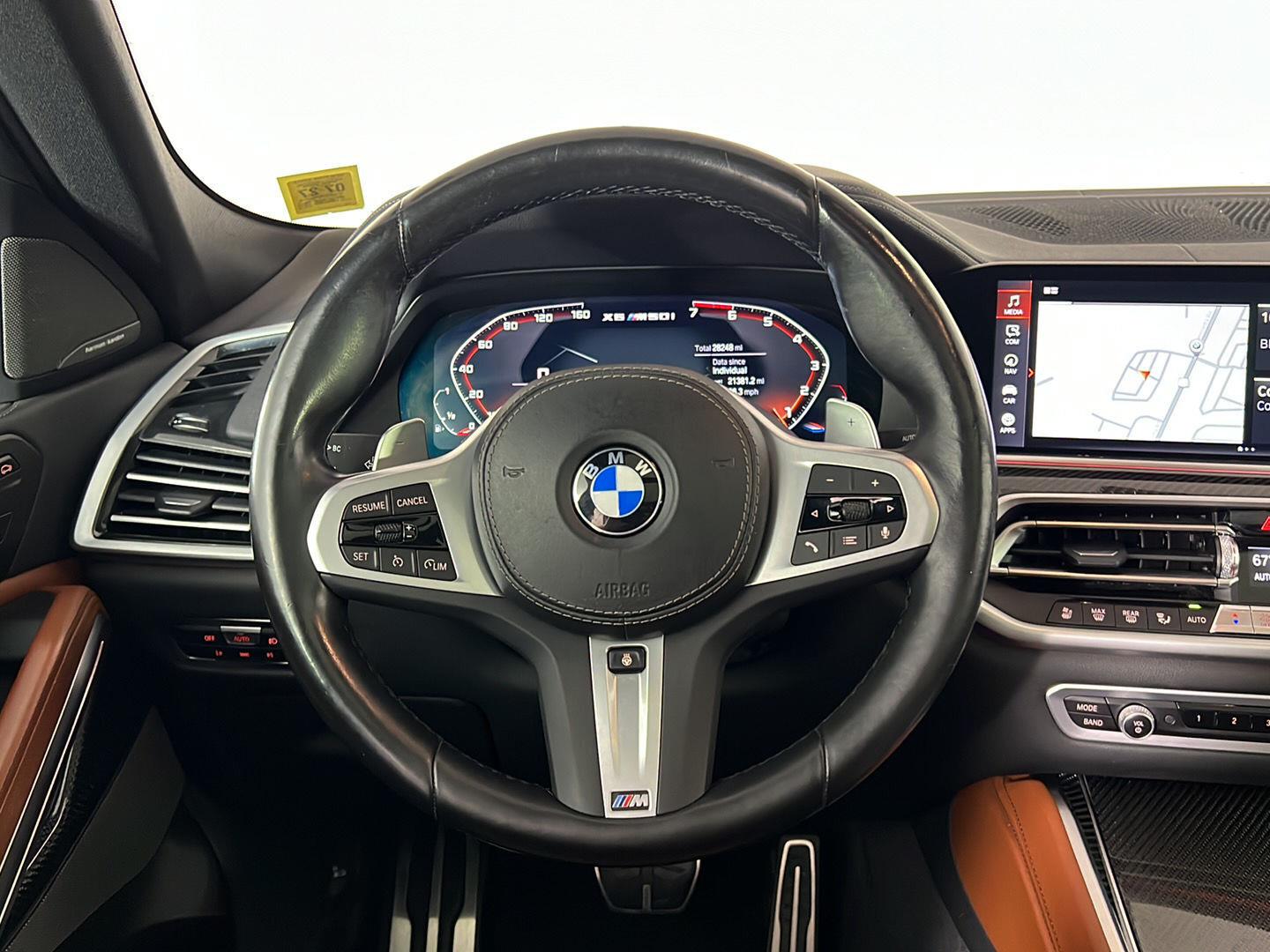 Certified Used 2023 Mineral White Metallic BMW M50i image 17