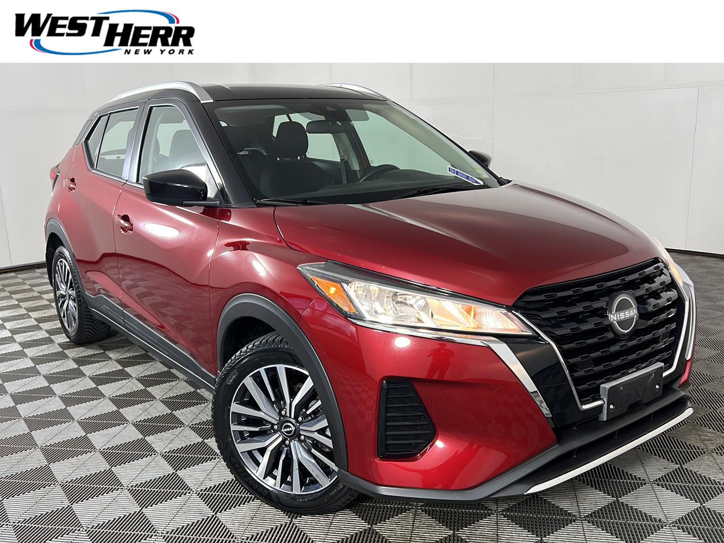 Red (Scarlet Ember Tintcoat/Super Black) 2023 Nissan Kicks SUV / Crossover Front-Wheel Drive Continuously Variable Transmission