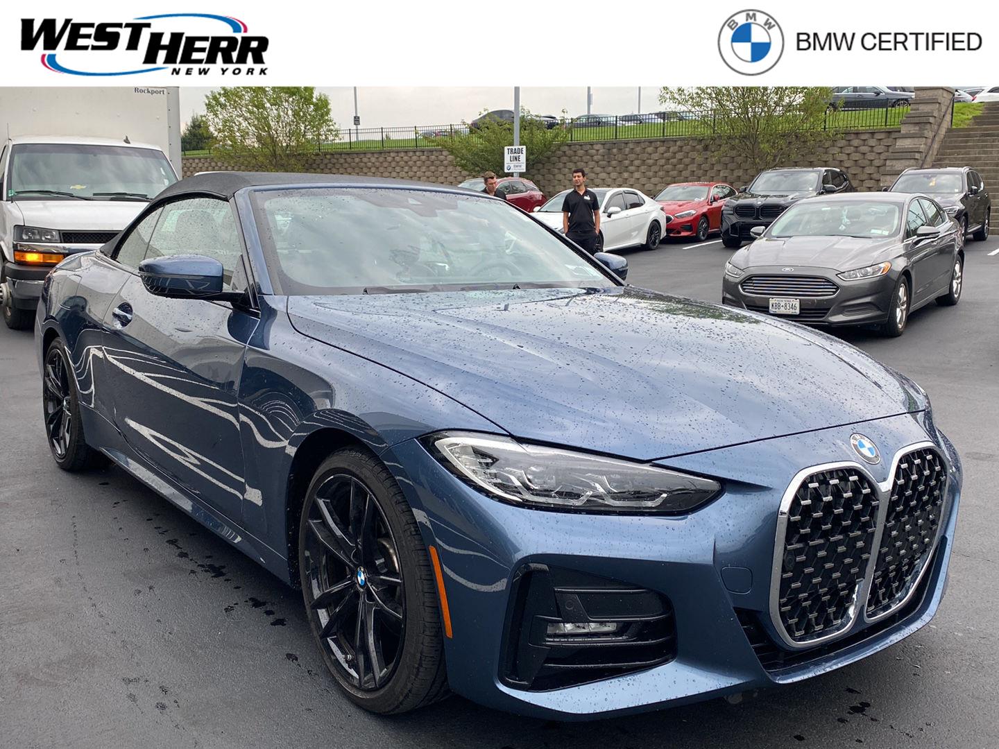 Arctic Race Blue Metallic 2024 BMW 4 Series Convertible All-Wheel Drive Automatic