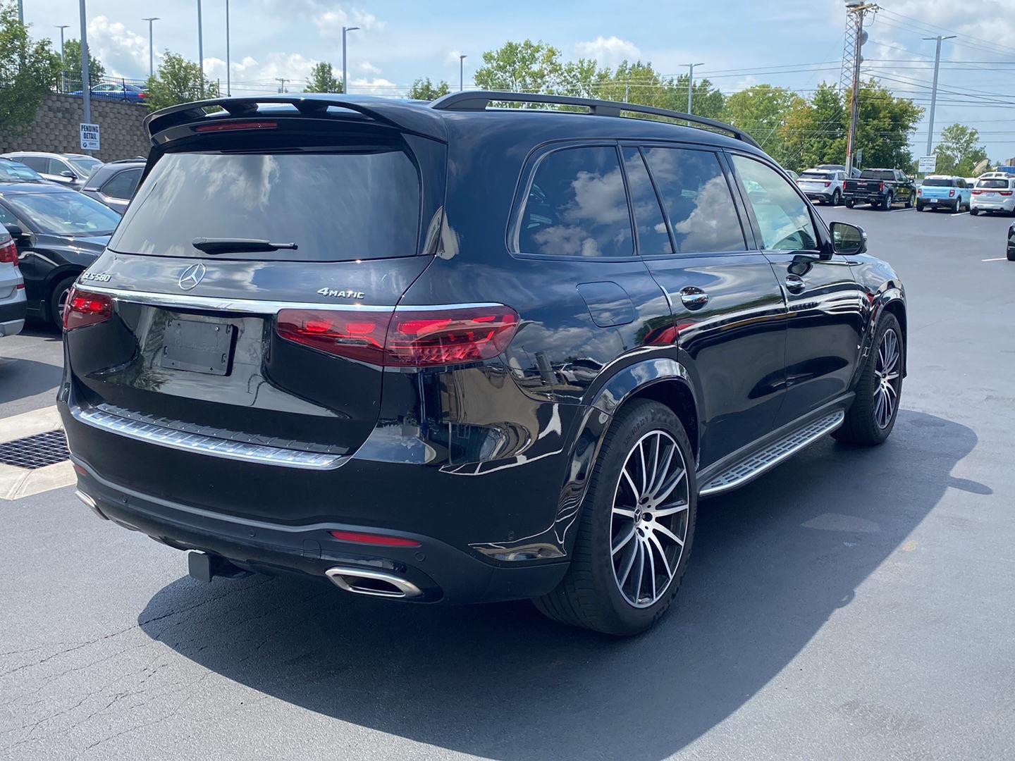 Used 2024 Obsidian Black Metallic Mercedes-Benz GLS 580 image 3