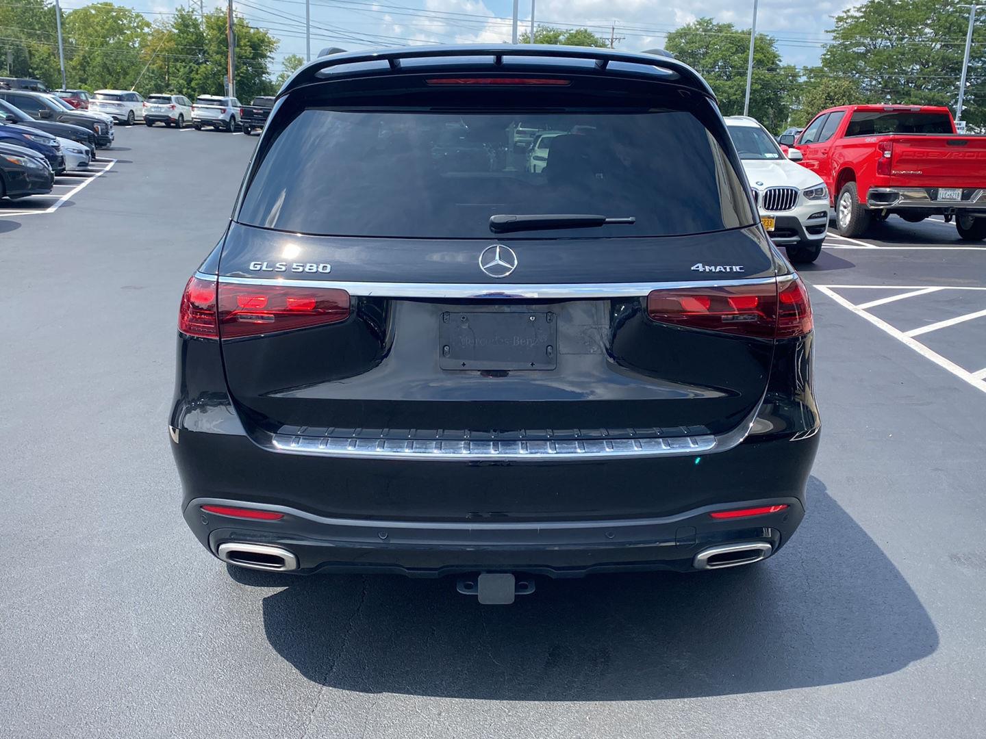 Used 2024 Obsidian Black Metallic Mercedes-Benz GLS 580 image 4