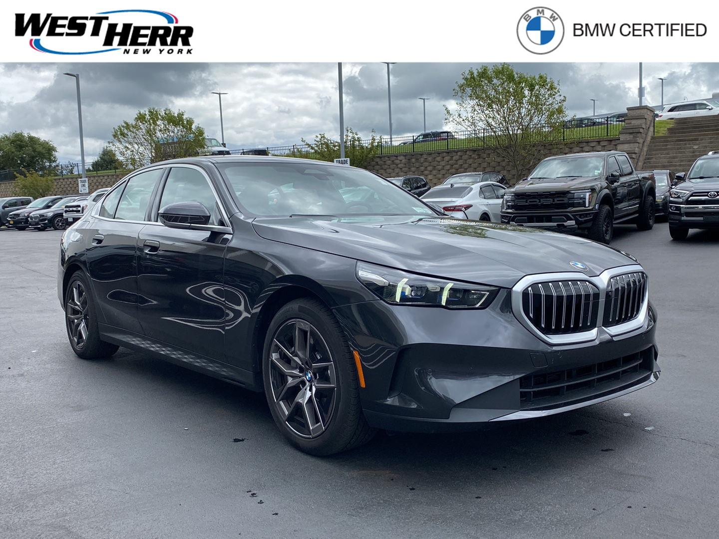 Gray (Dark Graphite Metallic) 2026 BMW 5 Series Sedan All-Wheel Drive Automatic