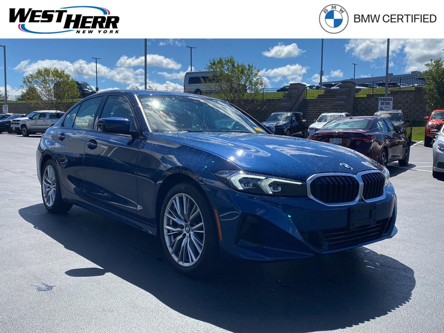 Phytonic Blue Metallic 2023 BMW 3 Series Sedan All-Wheel Drive Automatic