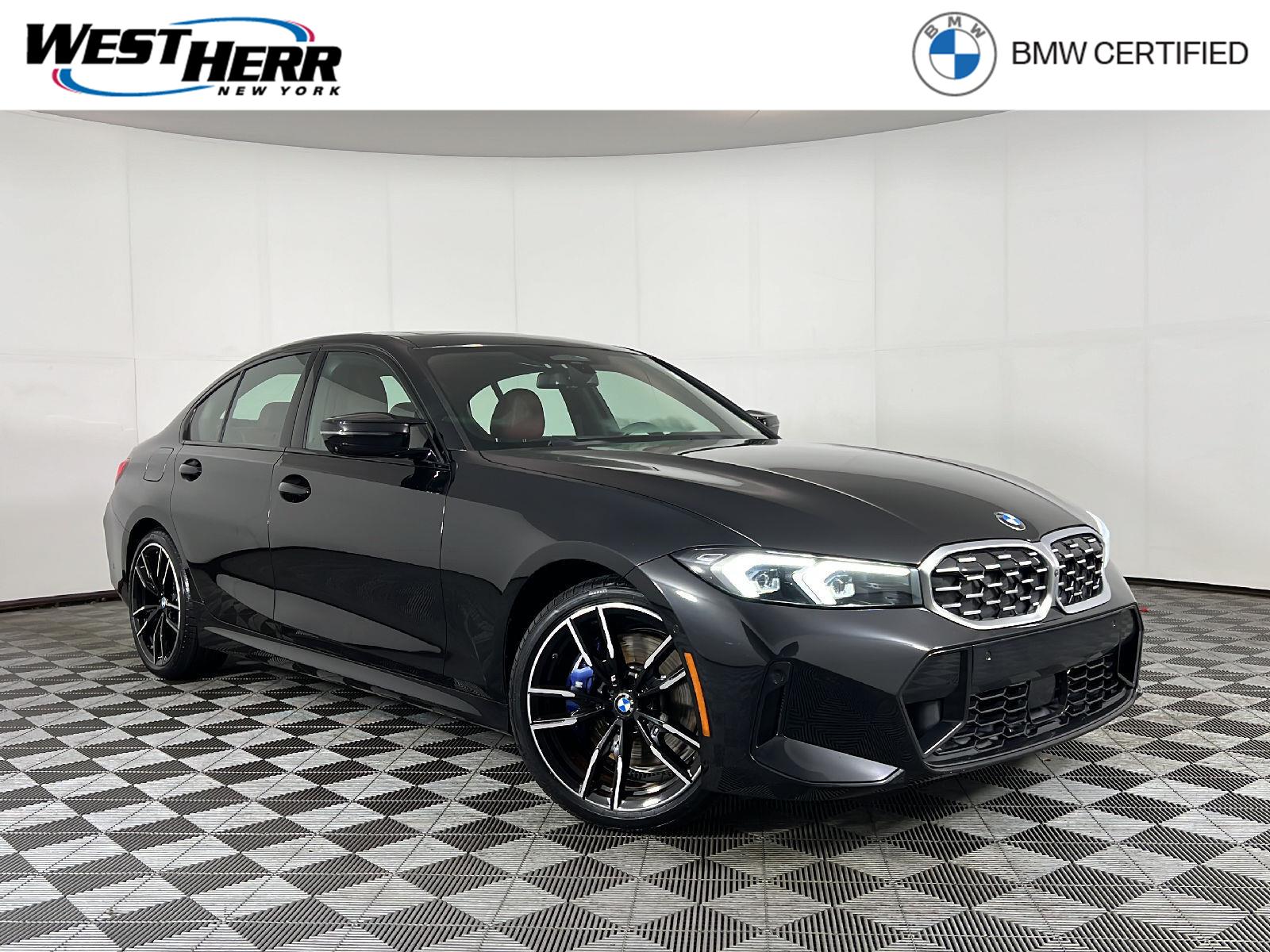 Black Sapphire Metallic 2023 BMW 3 Series Sedan All-Wheel Drive Automatic