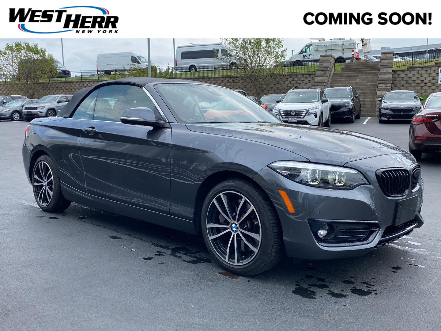 Gray (Mineral Grey Metallic) 2021 BMW 2 Series Convertible All-Wheel Drive Automatic