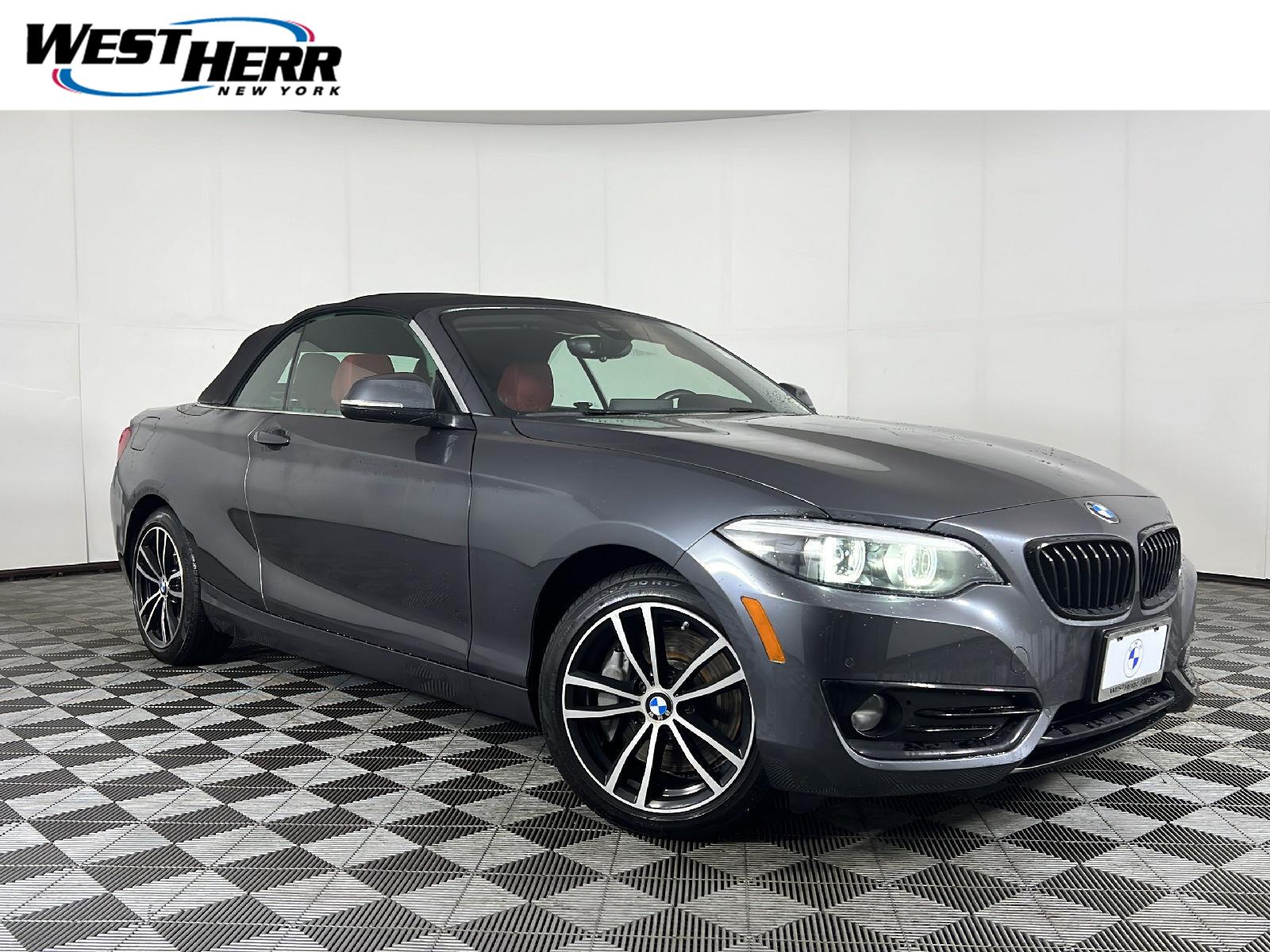 Gray (Mineral Grey Metallic) 2021 BMW 2 Series Convertible All-Wheel Drive Automatic