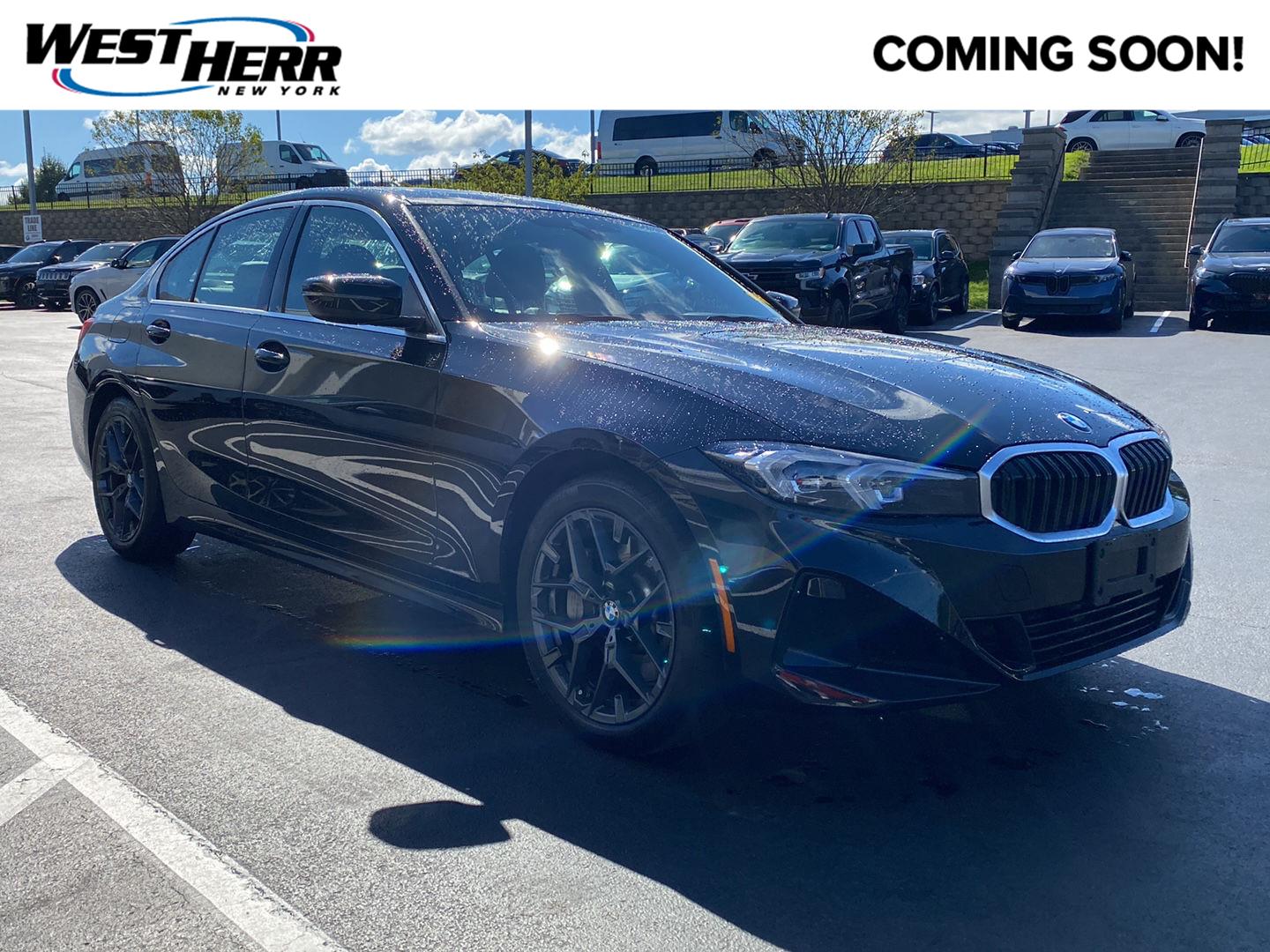 Black Sapphire Metallic 2025 BMW 3 Series Sedan All-Wheel Drive Automatic