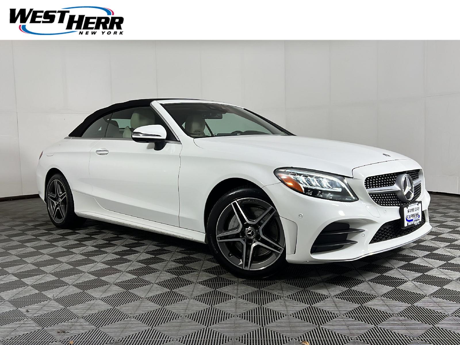 Polar White 2020 Mercedes-Benz C-Class Convertible All-Wheel Drive Automatic