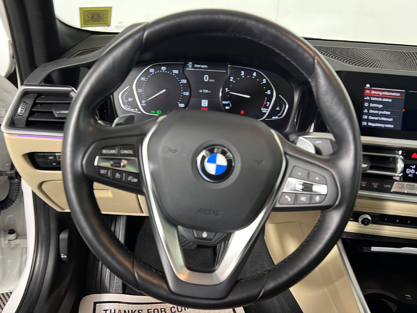 Used 2021 Mineral White Metallic BMW 330i xDrive image 23