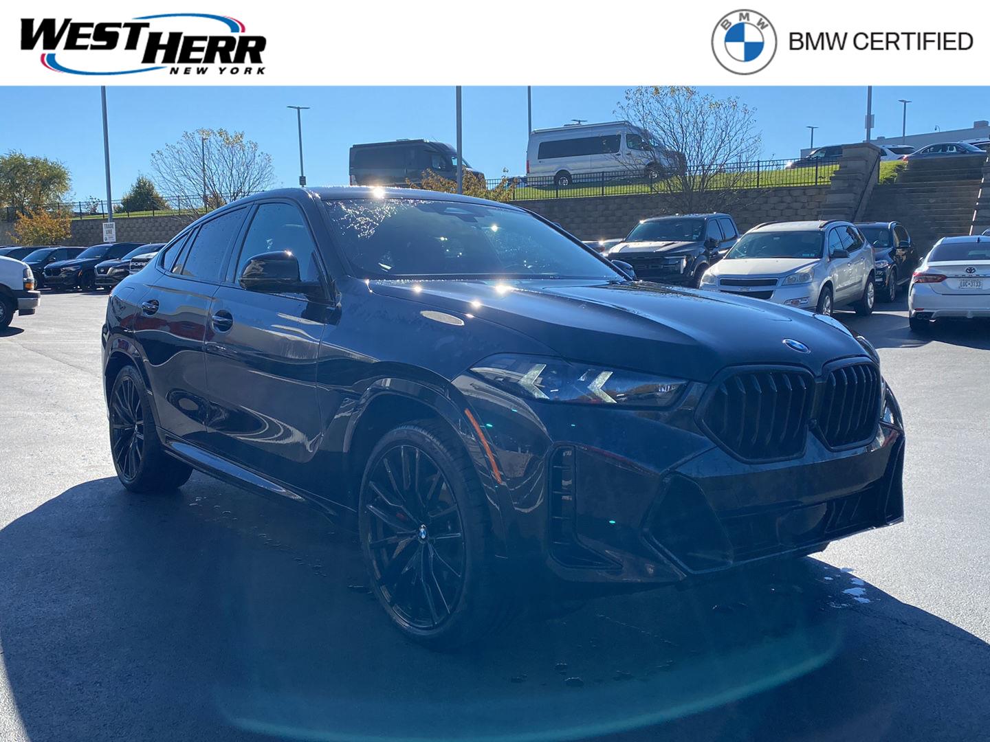 Black Sapphire Metallic 2024 BMW X6 SUV / Crossover All-Wheel Drive Automatic