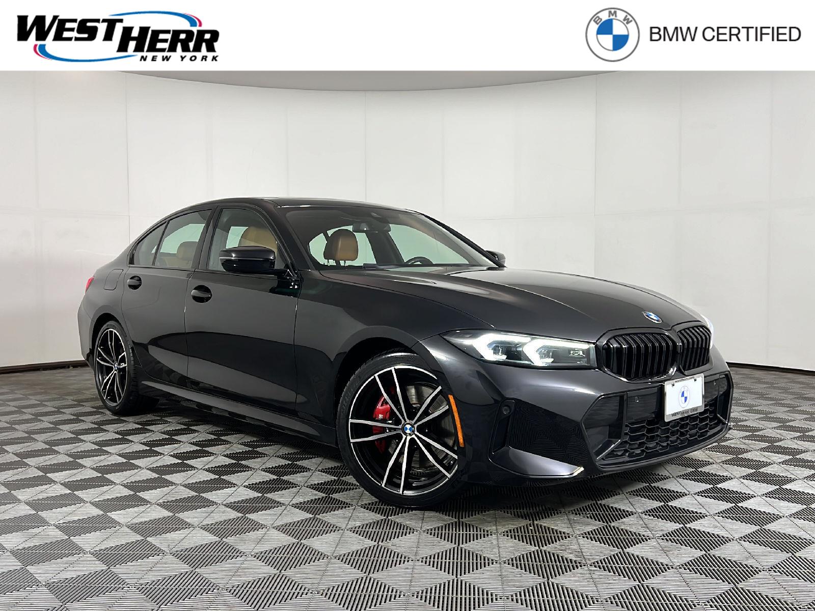 Black Sapphire Metallic 2024 BMW 3 Series Sedan All-Wheel Drive Automatic