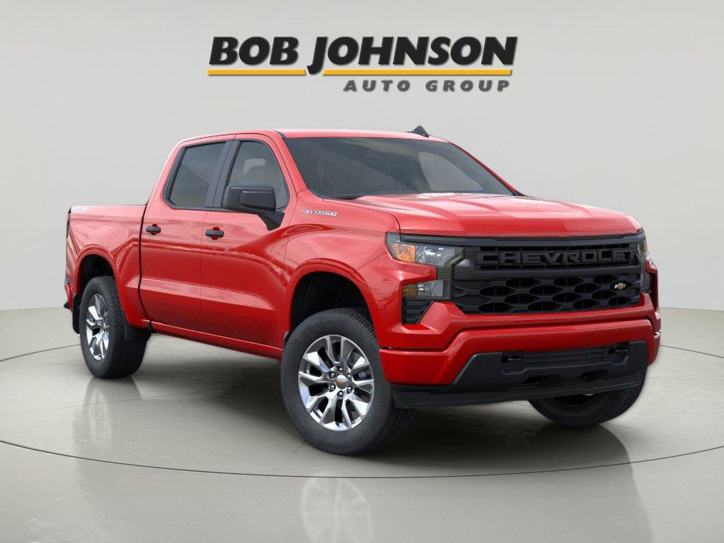 Red Hot 2026 Chevrolet Silverado 1500 Pickup Truck Four-Wheel Drive 8-Speed Automatic