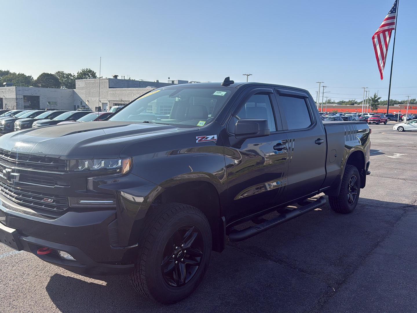 Black 2020 Chevrolet Silverado 1500 Pickup Truck Four-Wheel Drive Automatic