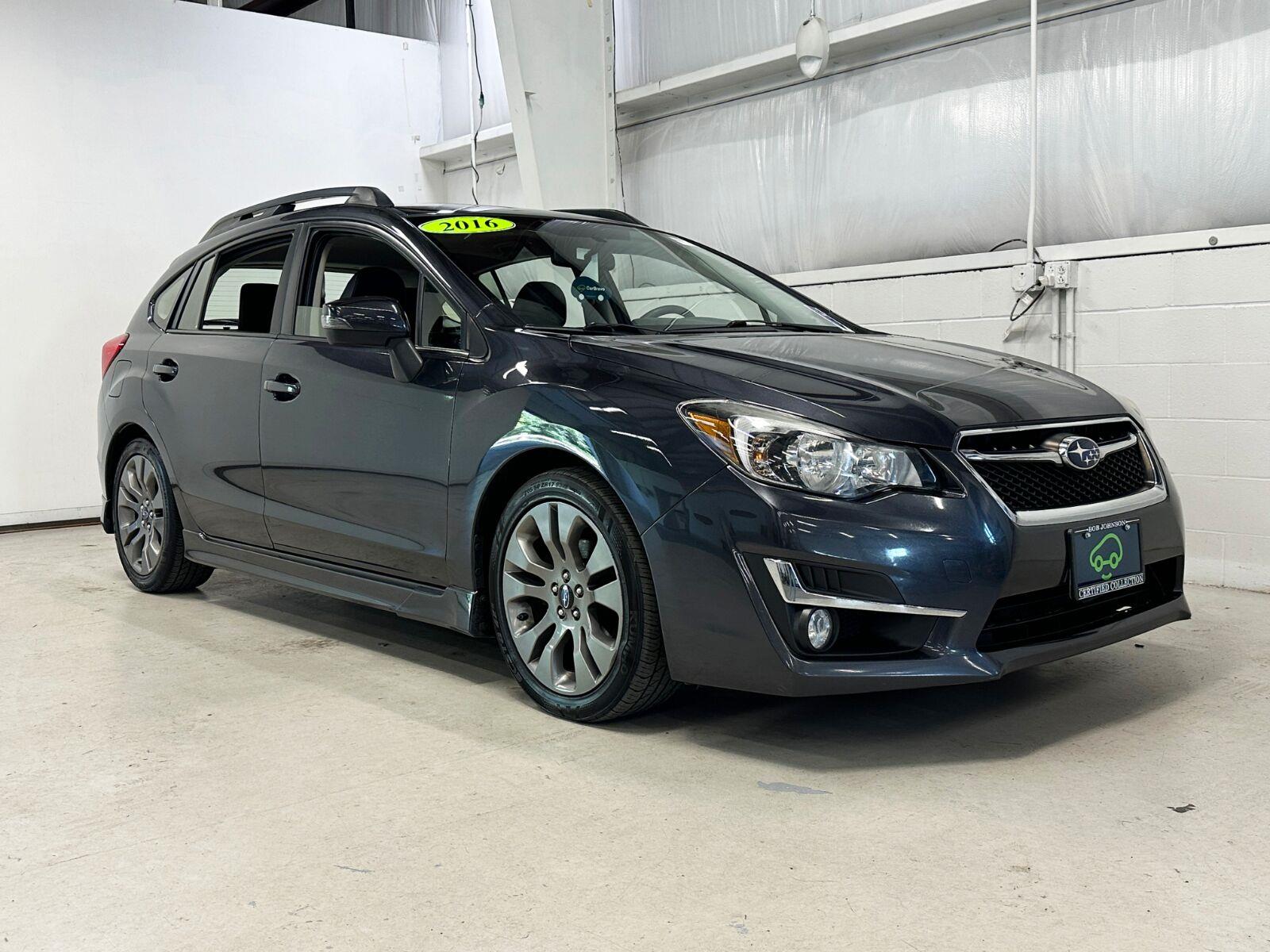 Dark Gray Metallic 2016 Subaru Impreza Hatchback All-Wheel Drive Continuously Variable Transmission