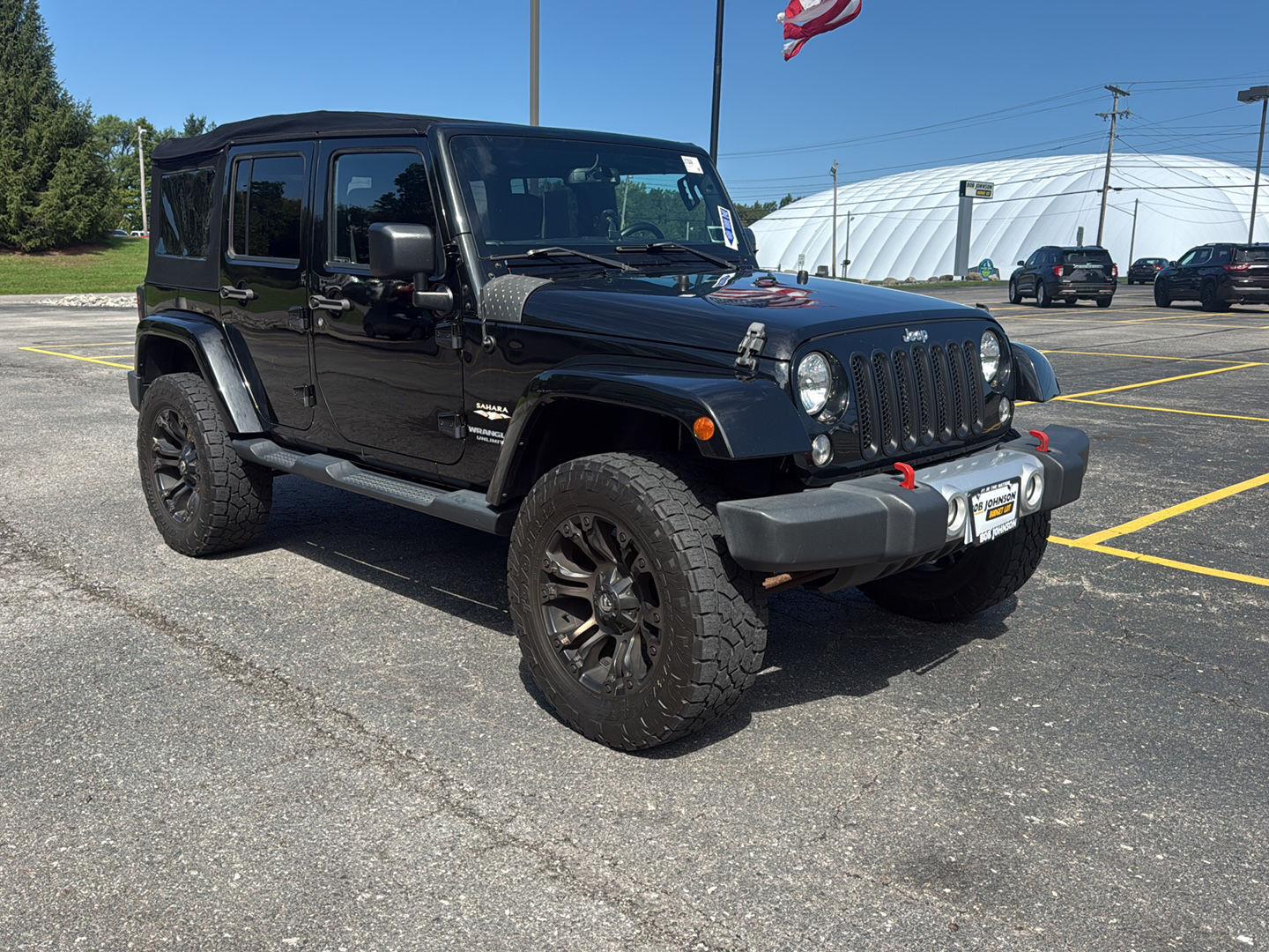 Black Clearcoat 2015 Jeep Wrangler SUV / Crossover Four-Wheel Drive 5-Speed Automatic