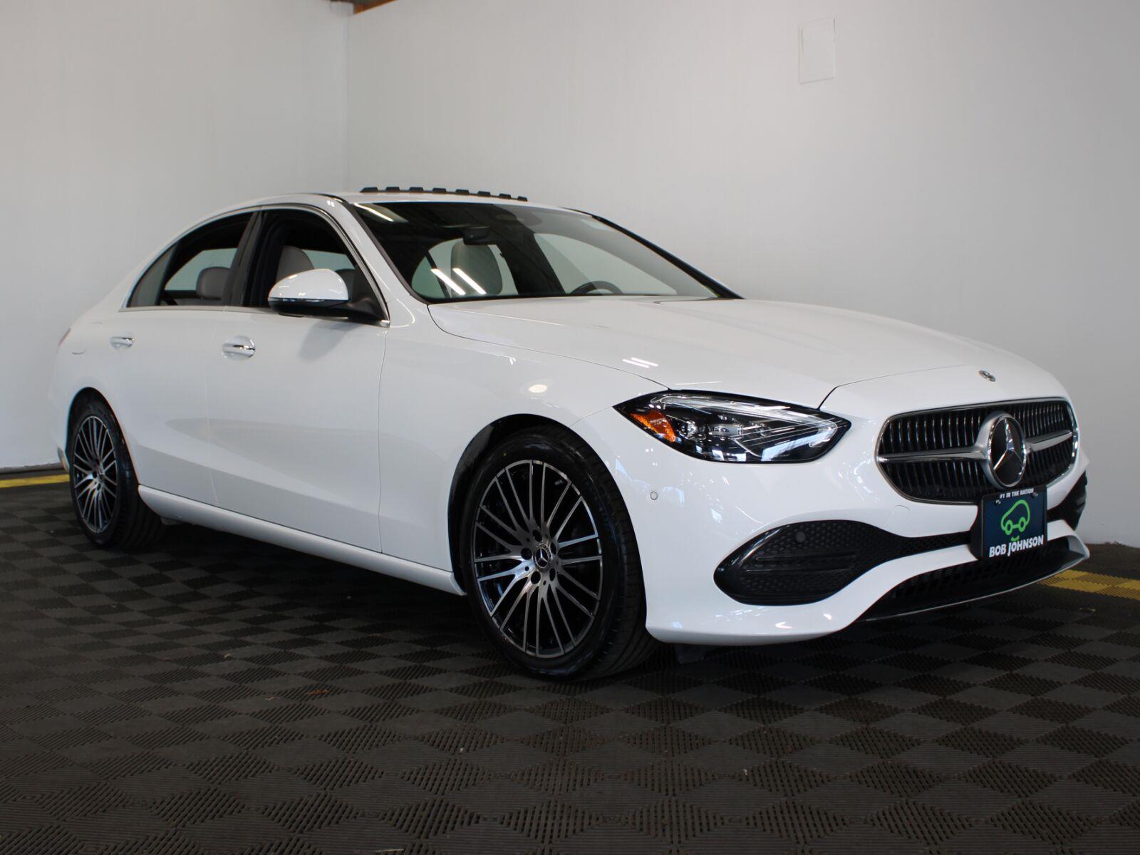 Polar White 2024 Mercedes-Benz C-Class Sedan All-Wheel Drive Automatic
