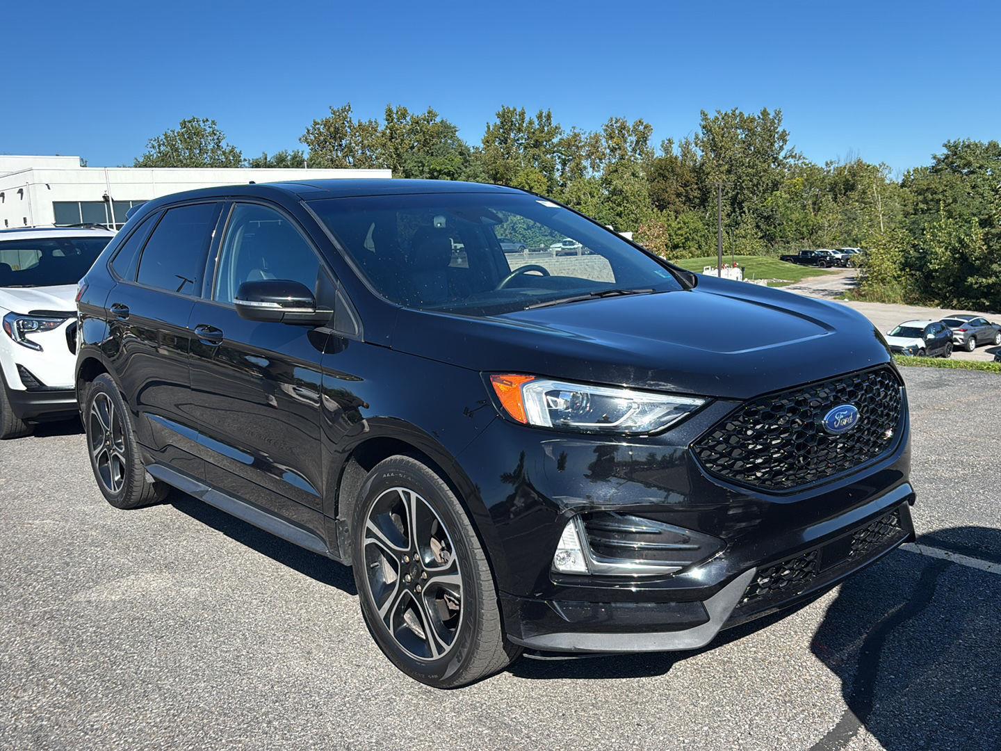 Agate Black 2019 Ford Edge SUV / Crossover All-Wheel Drive 8-Speed Automatic