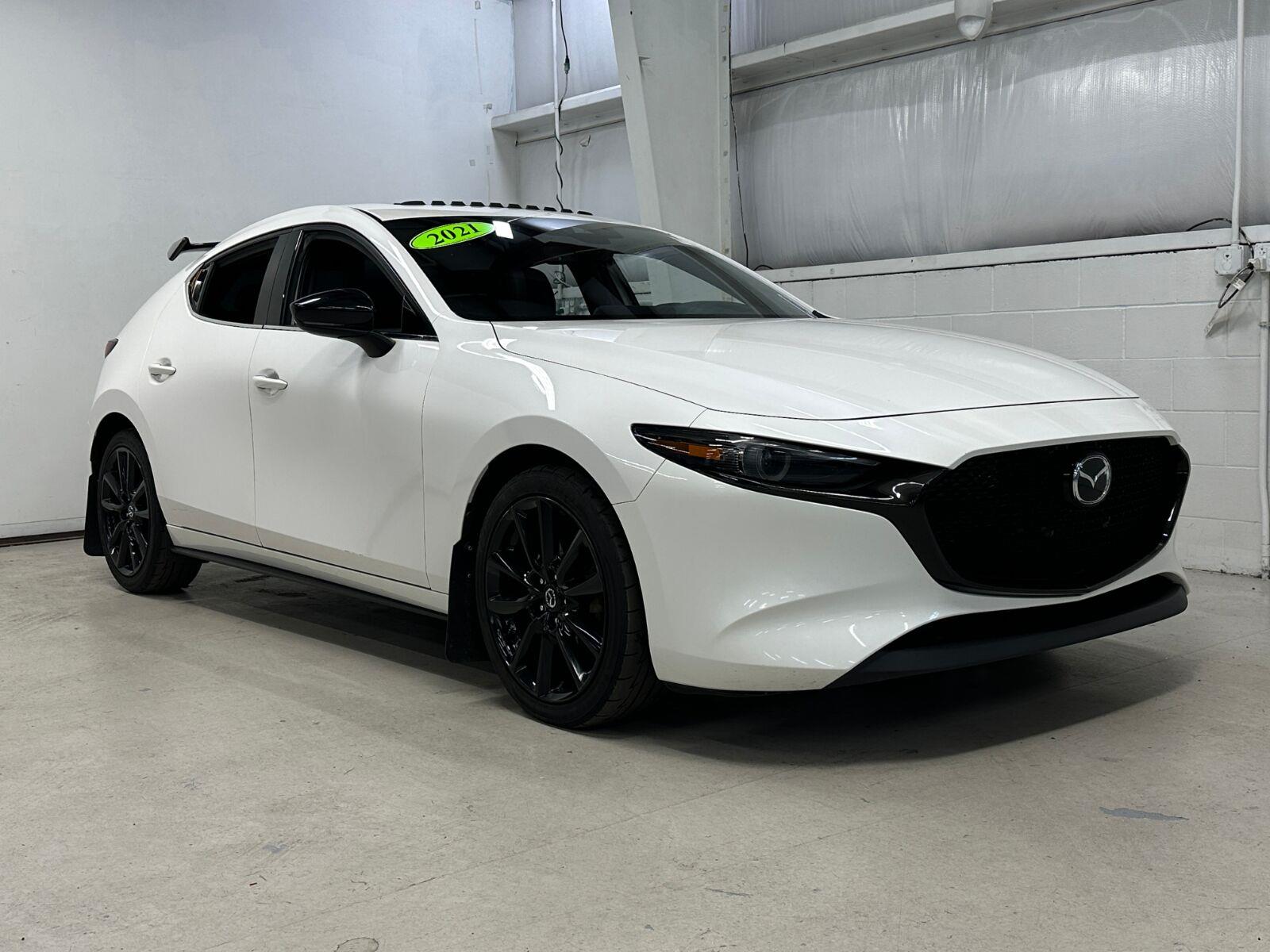 Snowflake White Pearl Mica 2021 Mazda MAZDA3 Hatchback All-Wheel Drive Automatic