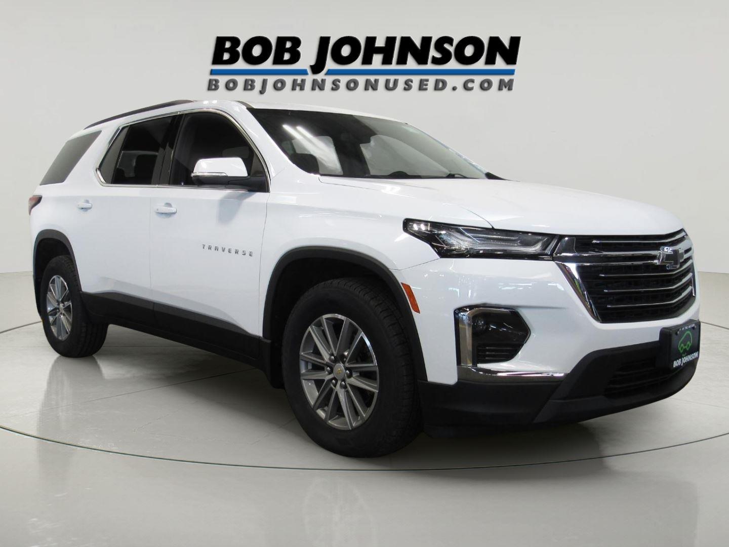 Summit White 2023 Chevrolet Traverse LT Cloth AWD SUV / Crossover Four-Wheel Drive 9-Speed Automatic