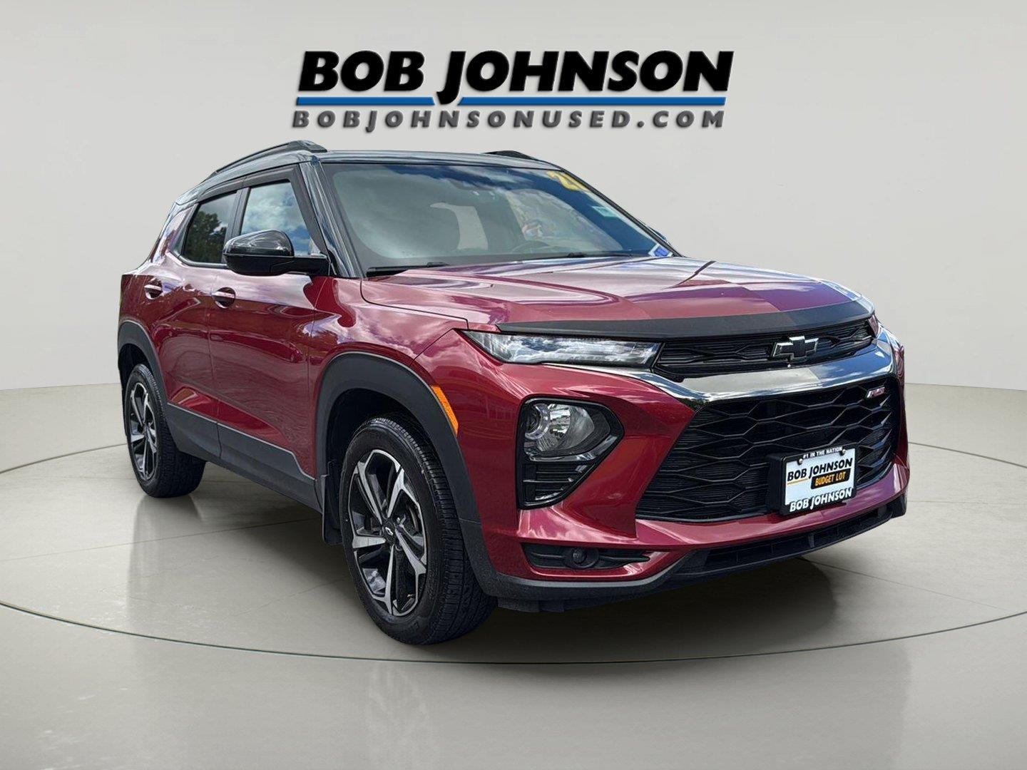 Scarlet Red Metallic 2021 Chevrolet Trailblazer SUV / Crossover Four-Wheel Drive 9-Speed Automatic