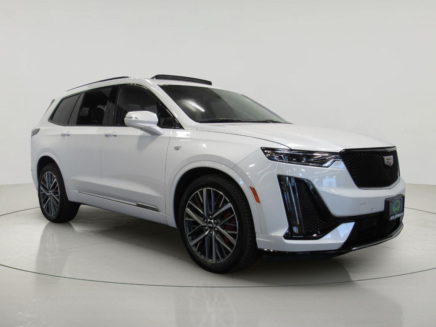 Crystal White Tricoat 2024 Cadillac XT6 SUV / Crossover Four-Wheel Drive 9-Speed Automatic