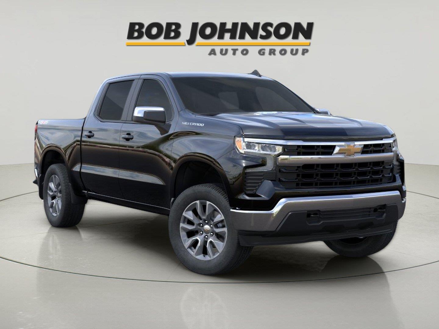 Black 2026 Chevrolet Silverado 1500 Pickup Truck Four-Wheel Drive Automatic