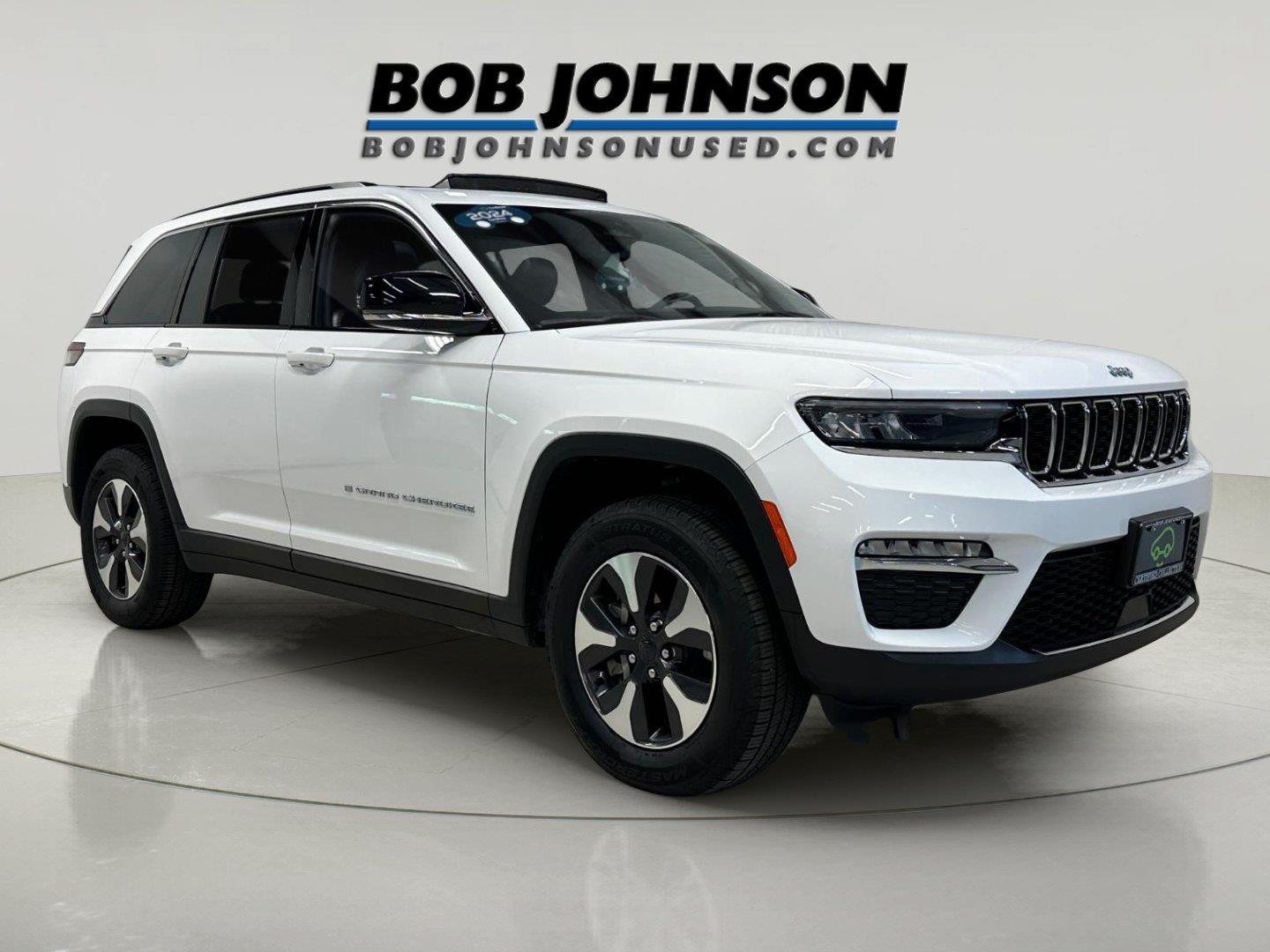 Bright White Clearcoat 2024 Jeep Grand Cherokee 4xe SUV / Crossover Four-Wheel Drive 8-Speed Automatic