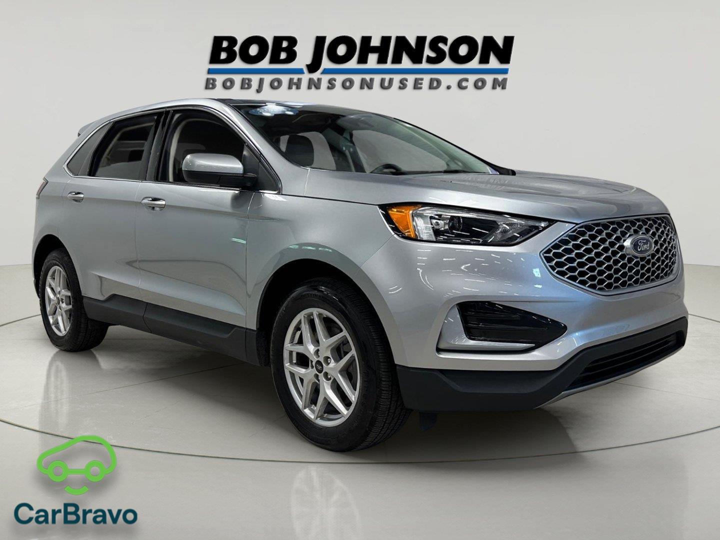 Iconic Silver 2024 Ford Edge SUV / Crossover All-Wheel Drive