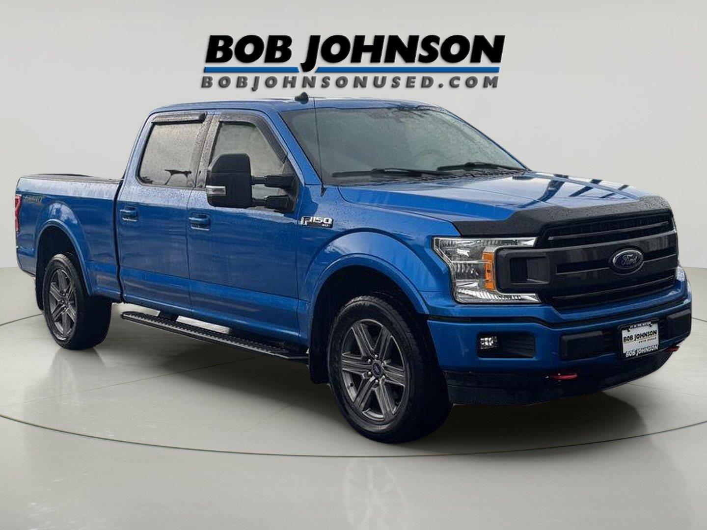 Velocity Blue 2020 Ford F-150 Pickup Truck Four-Wheel Drive Automatic