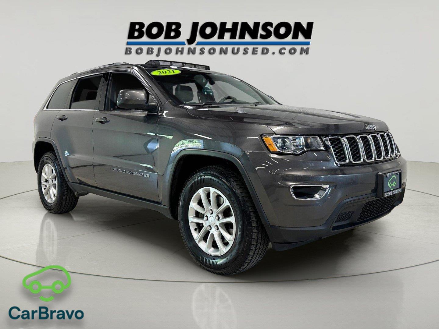 Gray (Granite Crystal Metallic Clearcoat) 2021 Jeep Grand Cherokee SUV / Crossover Four-Wheel Drive 8-Speed Automatic