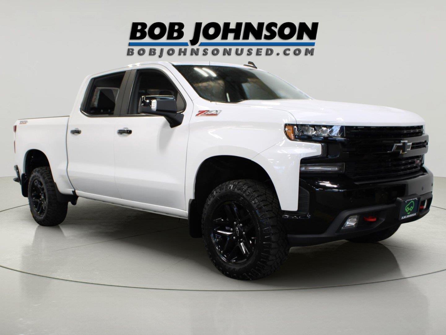 Summit White 2021 Chevrolet Silverado 1500 Pickup Truck Four-Wheel Drive Automatic