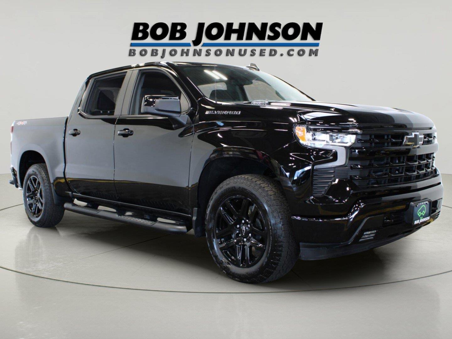 Black 2026 Chevrolet Silverado 1500 Pickup Truck Four-Wheel Drive 8-Speed Automatic