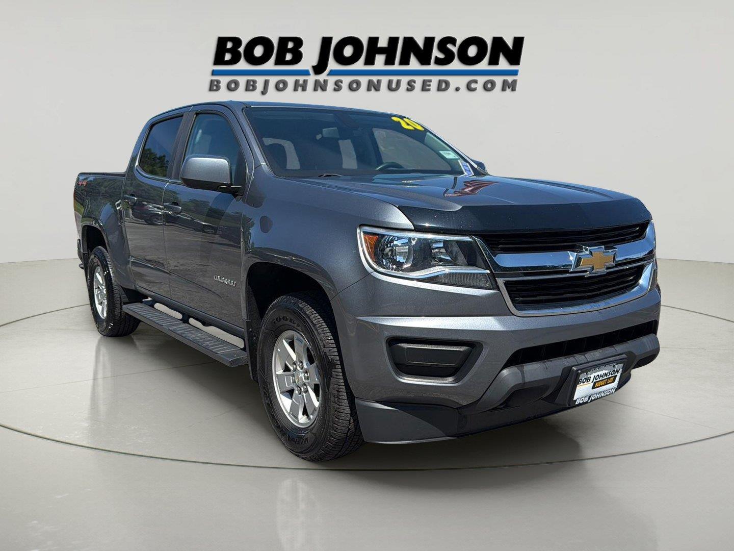Gray (Satin Steel Metallic) 2020 Chevrolet Colorado Pickup Truck Four-Wheel Drive 8-Speed Automatic