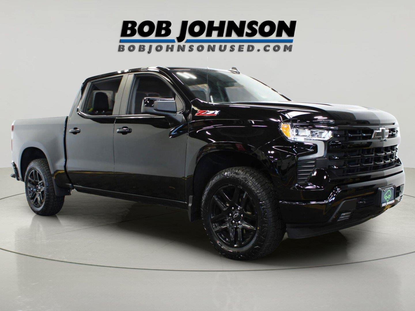 Black 2024 Chevrolet Silverado 1500 Pickup Truck Four-Wheel Drive Automatic