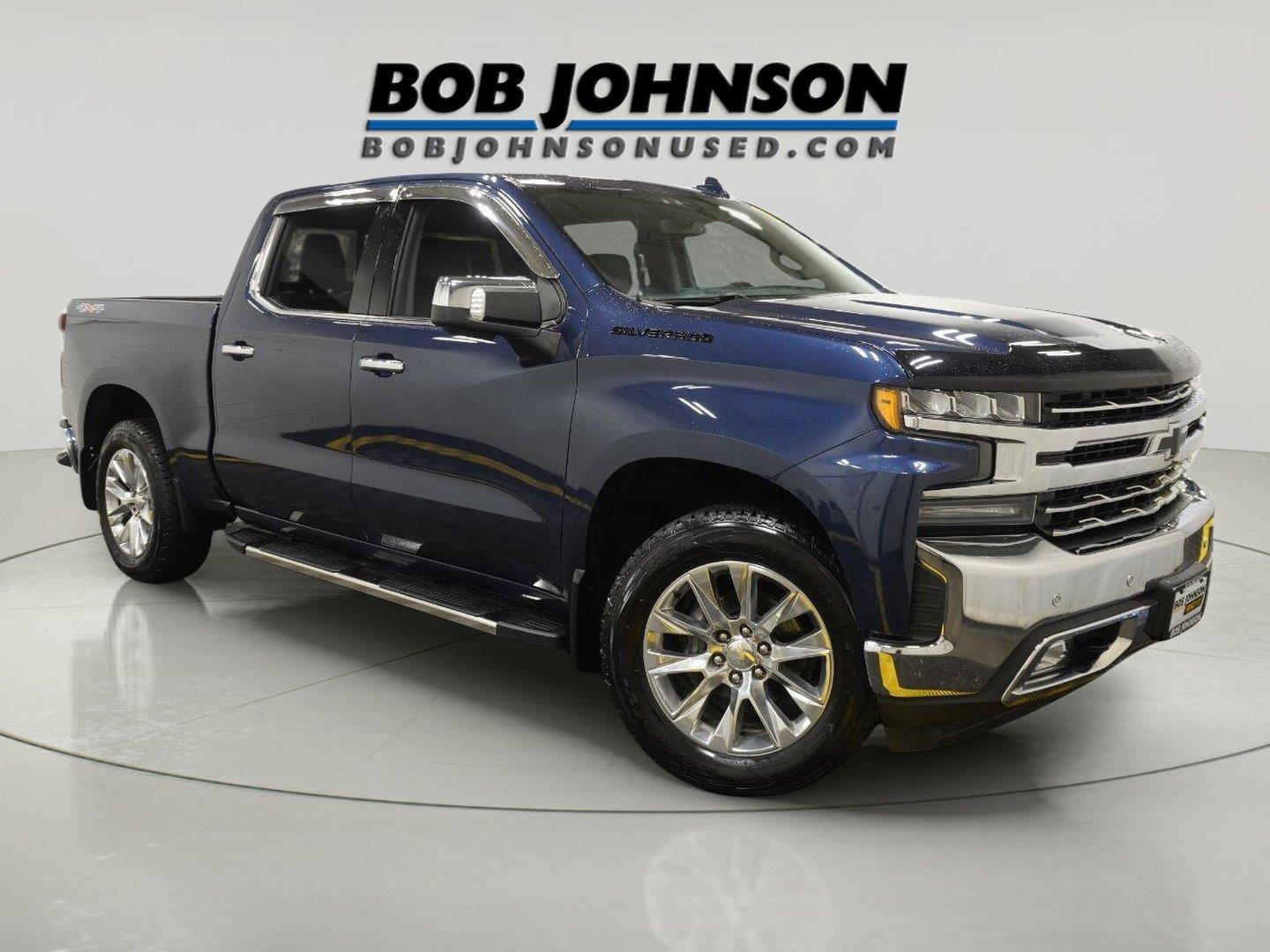 Northsky Blue Metallic 2021 Chevrolet Silverado 1500 Pickup Truck Four-Wheel Drive 8-Speed Automatic