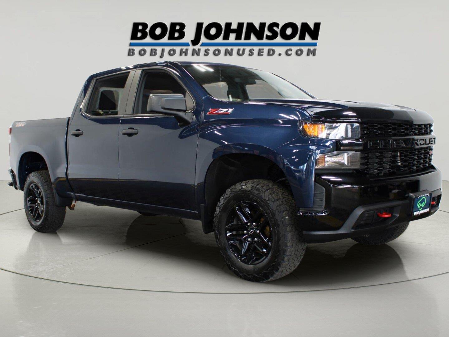 Northsky Blue Metallic 2019 Chevrolet Silverado 1500 Pickup Truck Four-Wheel Drive 6-Speed Automatic