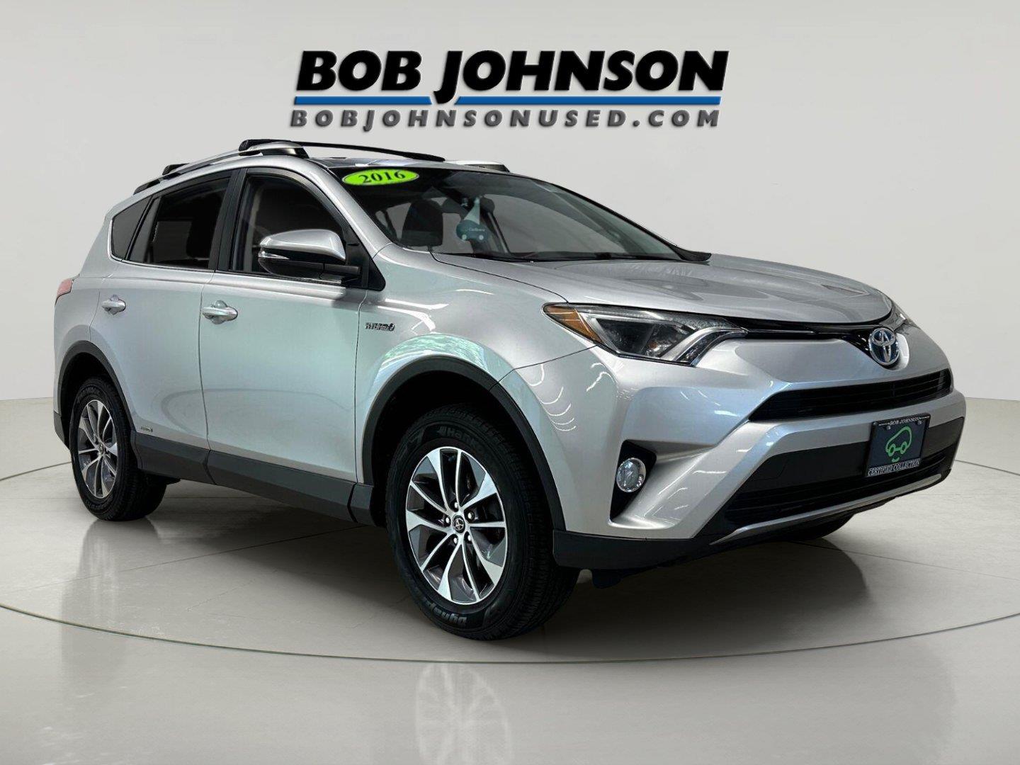 Classic Silver Metallic 2016 Toyota RAV4 Hybrid SUV / Crossover All-Wheel Drive Continuously Variable Transmission