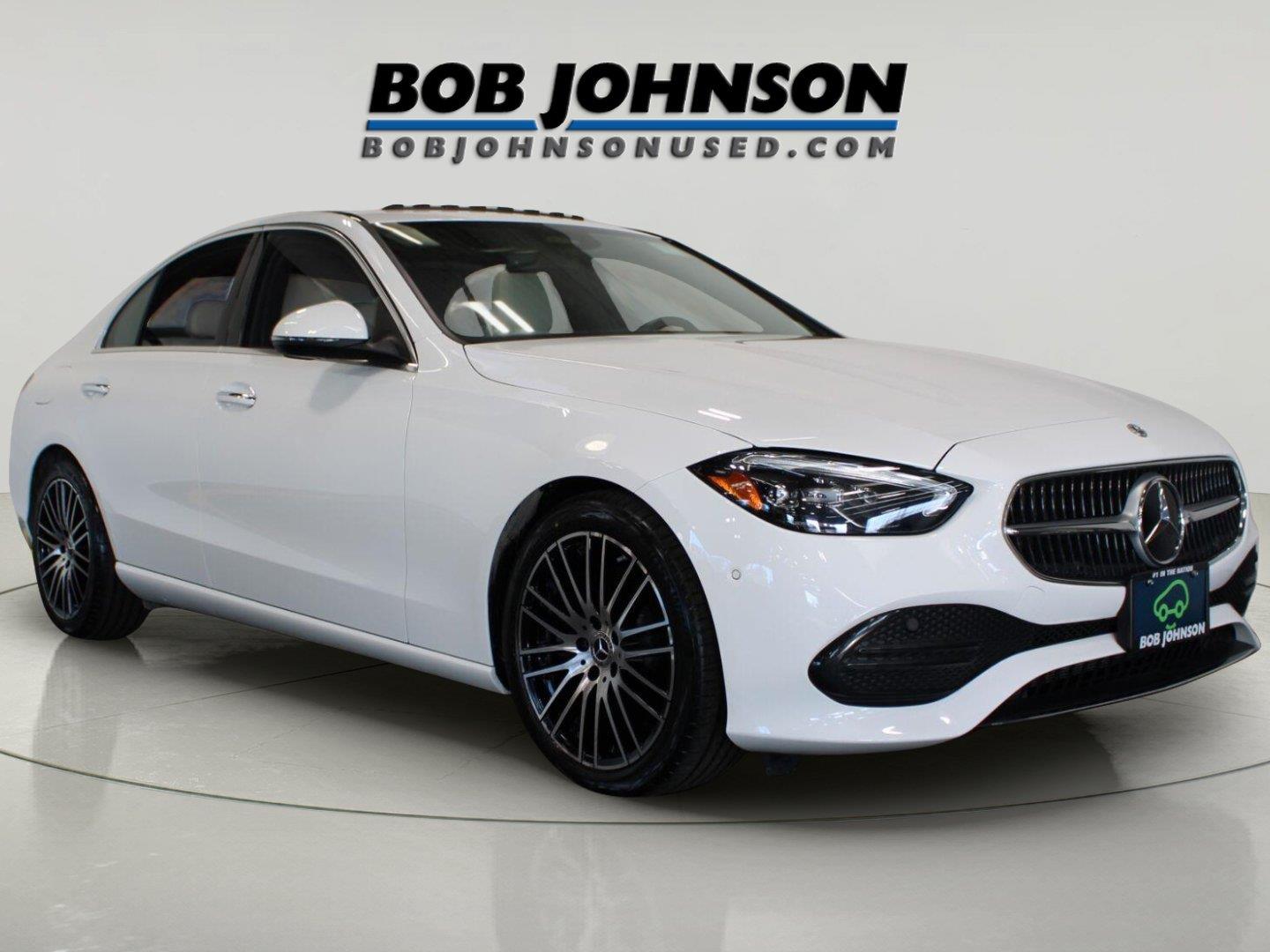 Polar White 2024 Mercedes-Benz C-Class Sedan All-Wheel Drive Automatic