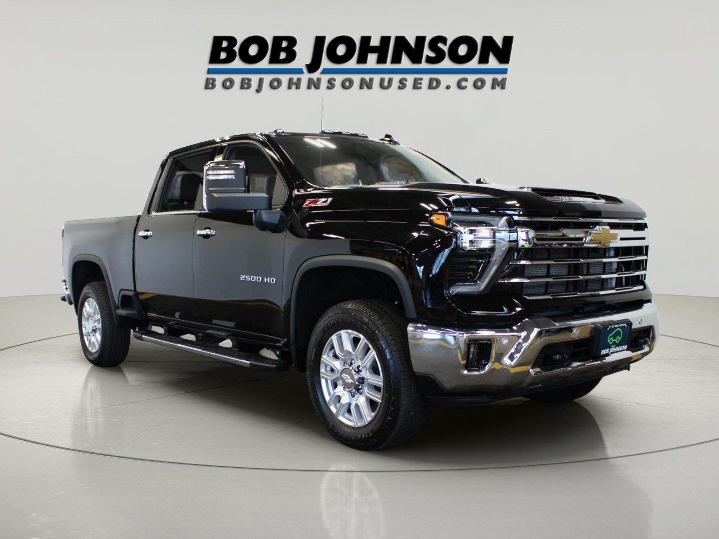 Black 2025 Chevrolet Silverado 2500HD Pickup Truck Four-Wheel Drive Automatic