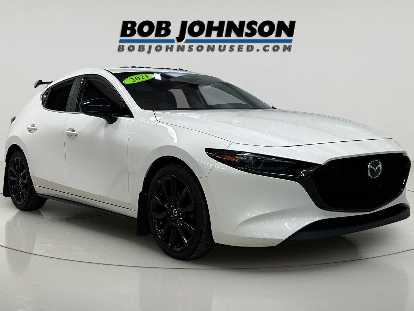 Snowflake White Pearl Mica 2021 Mazda MAZDA3 Hatchback All-Wheel Drive Automatic