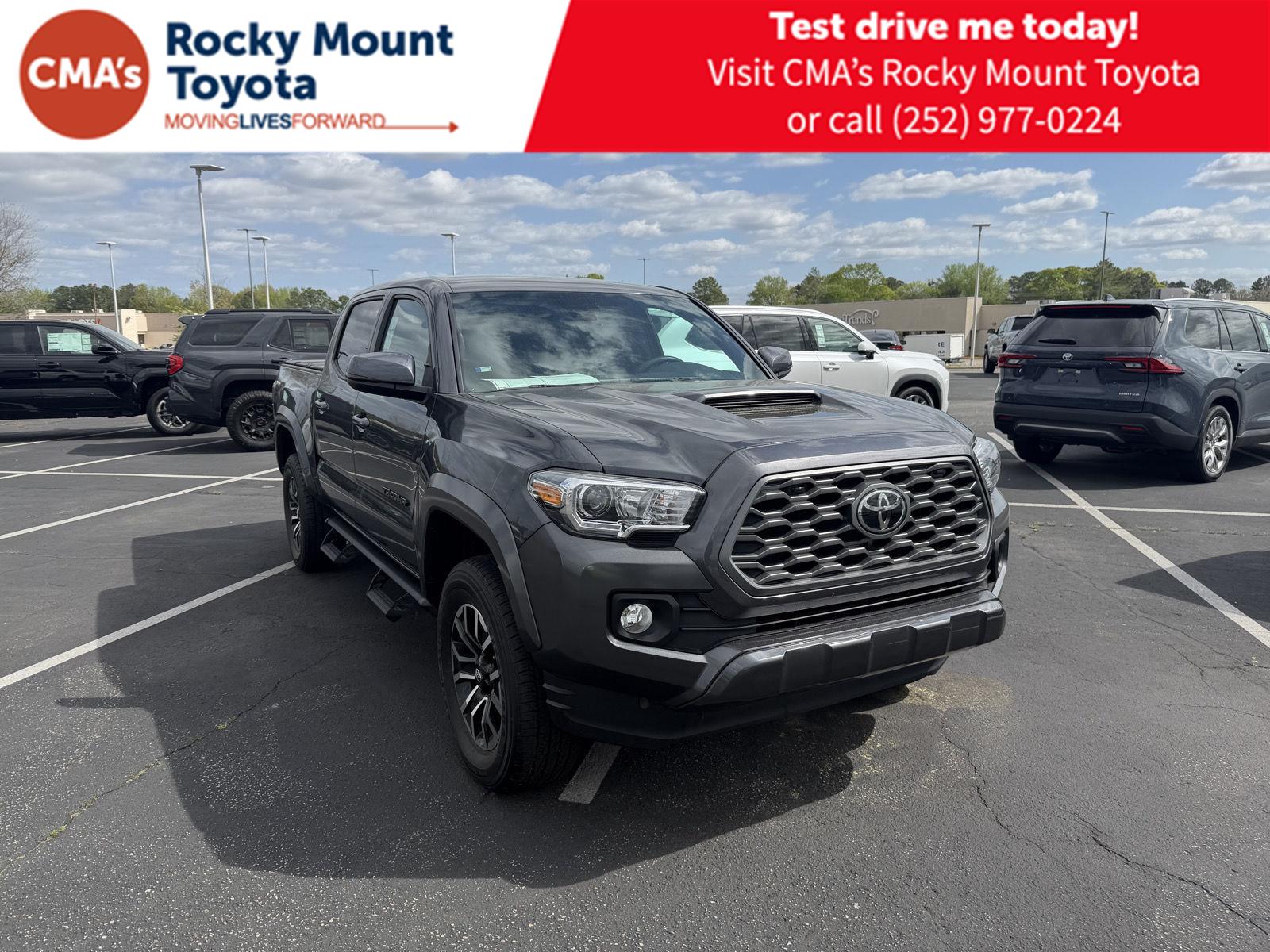 Magnetic Gray Metallic 2023 Toyota Tacoma TRD Sport Double Cab 4WD Pickup Truck Four-Wheel Drive 6-Speed Automatic