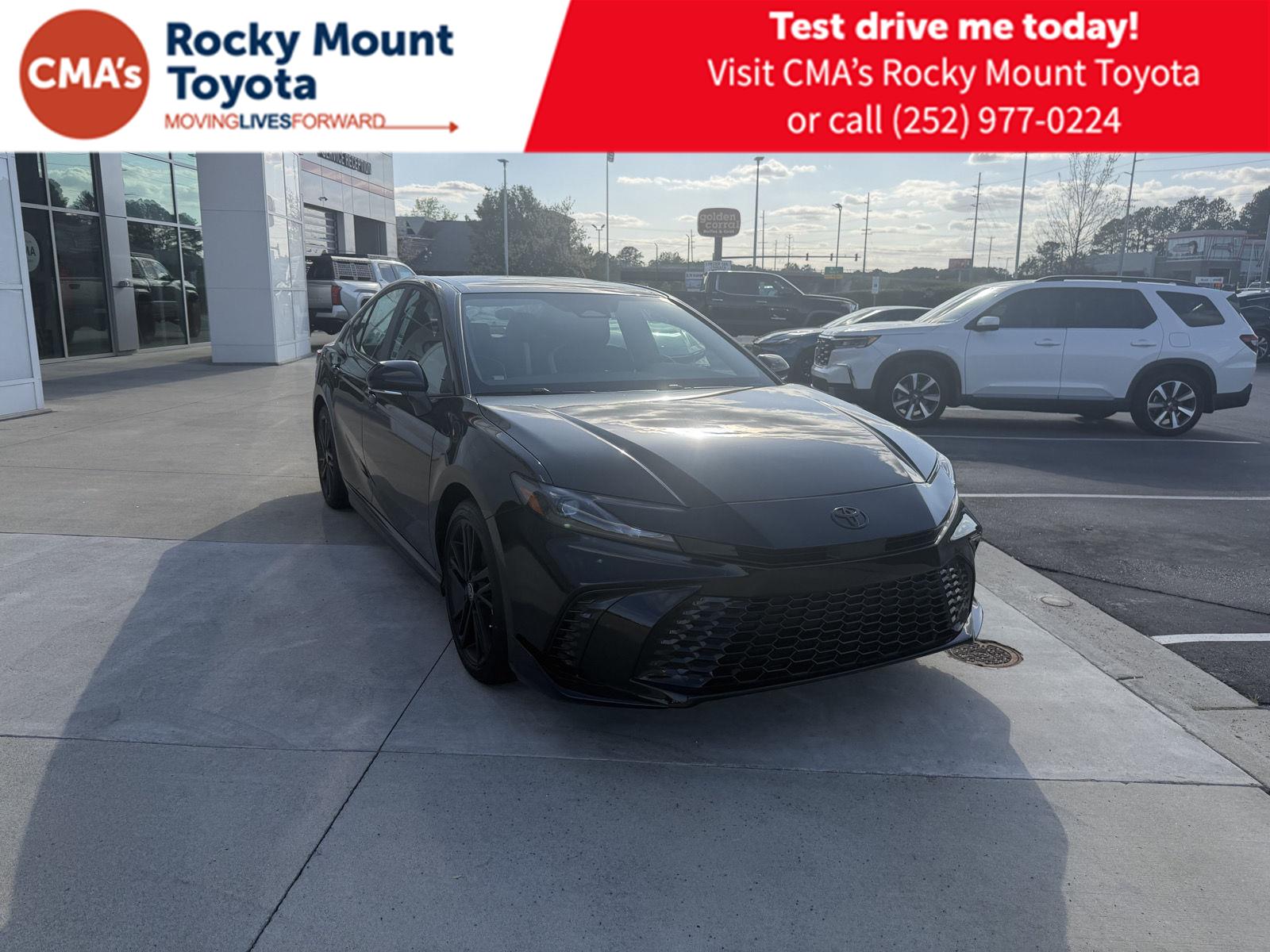 Midnight Black Metallic 2026 Toyota Camry Nightshade FWD Sedan Front-Wheel Drive Continuously Variable Transmission