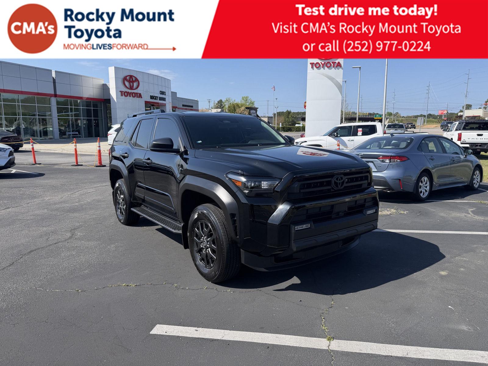 Black 2025 Toyota 4Runner SR5 4WD SUV / Crossover Four-Wheel Drive 8-Speed Automatic